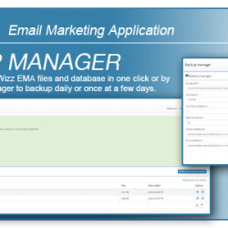 Backup Manager for MailWizz EMA