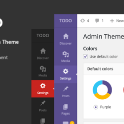 Todo v1.0.1 - Wordpress Admin Theme & Login Page