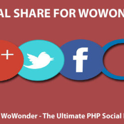 Social share For Wowonder