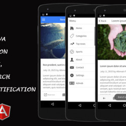 NewsMob v1.3 - Ionic Cordova Phonegap News Hybrid App and Website