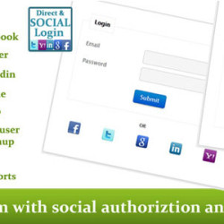 Social and Direct Login