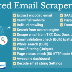 Advanced Email Scraper - SaaS Pack