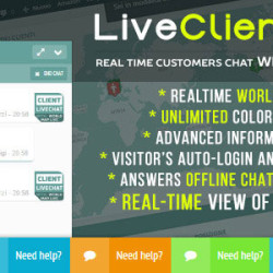 Live Client Chat - Help Chat With Visitors Map