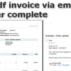 Opencart Send pdf invoice via email on order Complete