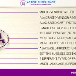 Active Super Shop Multi-vendor CMS