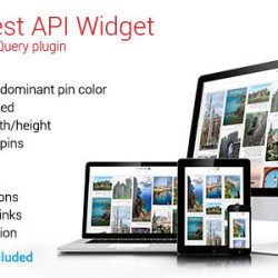 Pinterest API Widget - Responsive jQuery Plugin