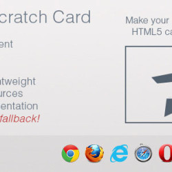 HTML5 Scratch Card