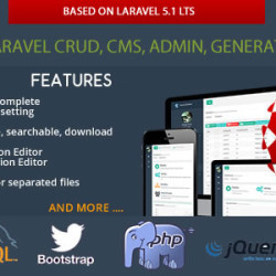 Laravel CRUD - CMS - Sximo 5 LTS