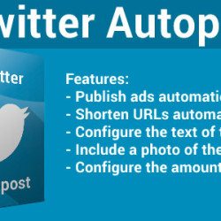 Twitter autopost - Prestashop Plugin