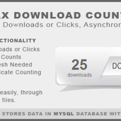 Ajax Download Counter