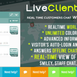 Live Client Chat v2.0 - Help Chat With Visitors Map