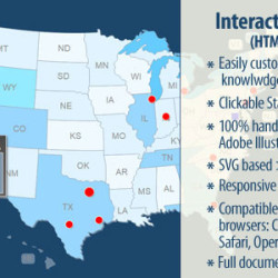 Interactive USA Map - HTML5