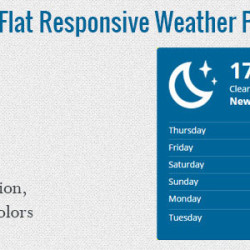 Ideabox - Flat Responsive Weather Plugin