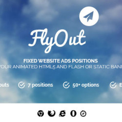 FlyOut - Fixed and Sticky Website Banner Positions