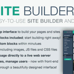 SiteBuilder Lite - Drag&Drop site builder and CMS