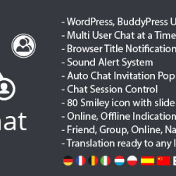 WordPress, BuddyPress Users Chat Plugin v1.1.6