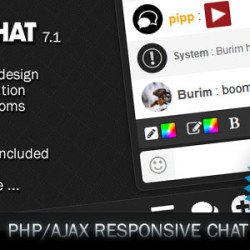 Boomchat v7.0 - Responsive PHP/AJAX Chat