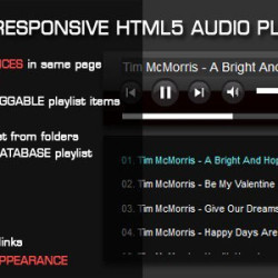 HTML5 Audio Player with Playlist