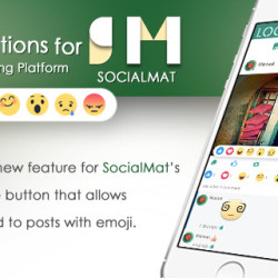 Facebook Style Reaction for SocialMat