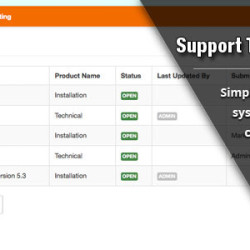 Support Ticket System