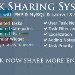 Task Sharing System - Laravel