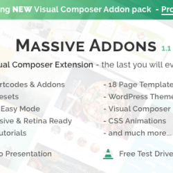 Massive Addons v1.1 - Uber Visual Composer Extension