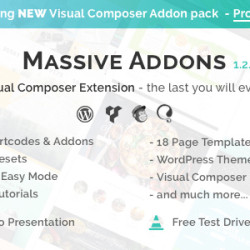 Visual Composer Extensions - Massive Addons v1.2.1