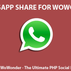 Whatsapp Share For Wowonder