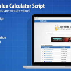 Website Value Calculator Script