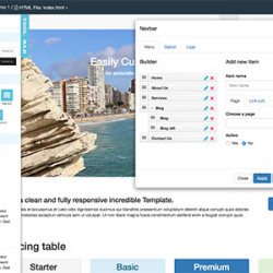 XSiteBuilder - Drag Drop Site Builder v1.1