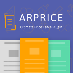 ARPrice v2.5.1 - Ultimate Compare Pricing table plugin