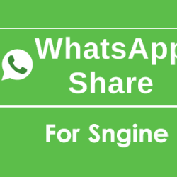 WhatsApp Share Addon For Sngine