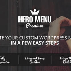 Hero Menu v1.8.8 - Responsive WordPress Mega Menu Plugin