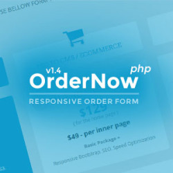 OrderNow v1.4 - Responsive PHP Order Form