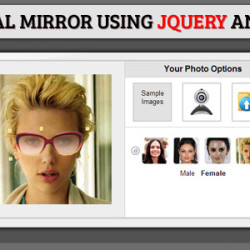 Virtual Mirror Using jQuery and PHP