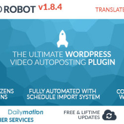 Wordpress Video Robot Plugin v1.8.4