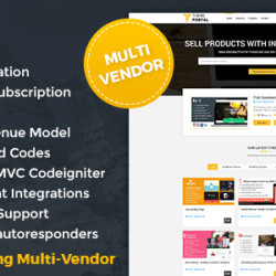 Theme Portal Marketplace v3.0 - Sell Digital Products ,Themes, Plugins ,Scripts - Multi Vendor