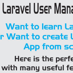 Laravel User Manager - Create L5 project with ease