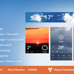 Better Weather v3.1 - WordPress and Visual Composer Widget