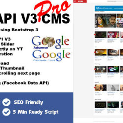 Youtube API V3 CMS PRO