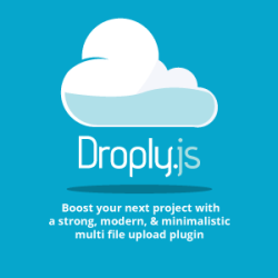 Droply.js - PHP minimalist responsive file uploader