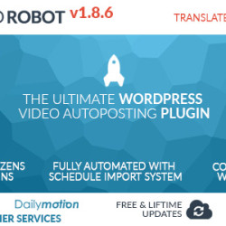 Wordpress Video Robot Plugin v1.8.6