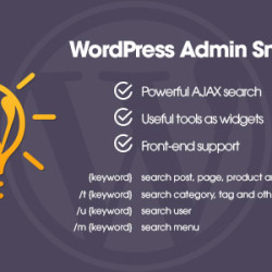 WP Admin Smart Box - Powerful AJAX search & tools for WordPress backend