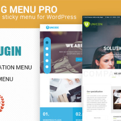 WP Floating Menu Pro - One page navigator, sticky menu for WordPress