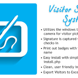 Visitor Signin System v1.0.1