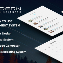 Modern Events Calendar v1.7.0 - Responsive Event Scheduler