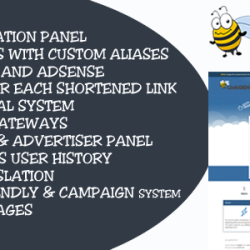 LinkGen - Monetized AdFly Clone URL Shortener PHP Script