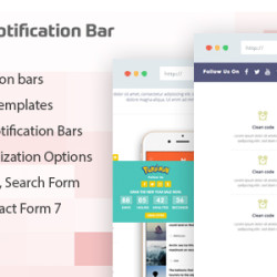 Apex Notification Bar - Responsive Notification Bar Plugin for WordPress