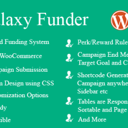 Galaxy Funder v8.8 - WooCommerce Crowdfunding System