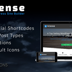 Intense v2.8.7 - Shortcodes and Site Builder for WordPress